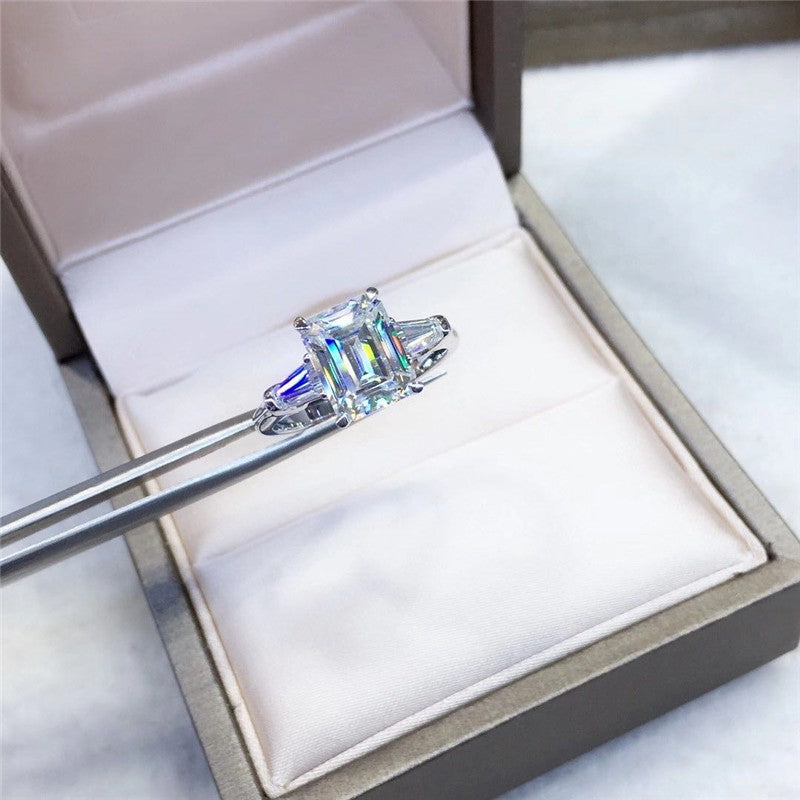 Emerald Cut Diamond Ring