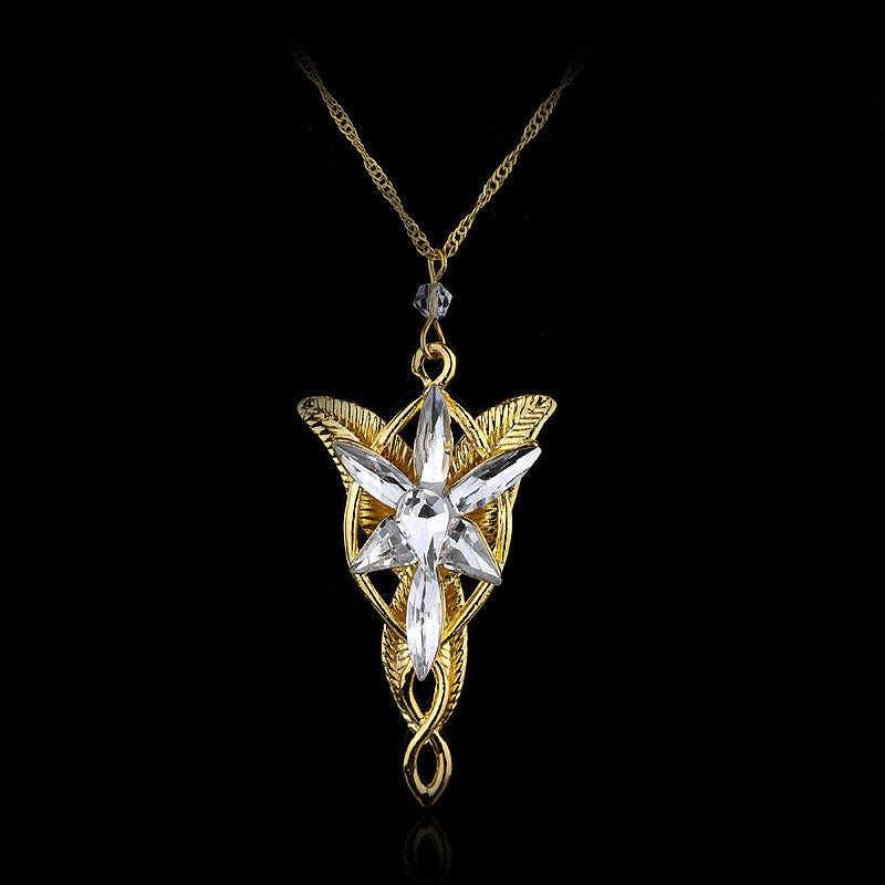 Lord Of The Rings Elf Princess Evening Star Necklace