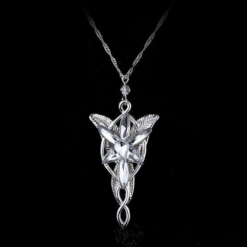 Lord Of The Rings Elf Princess Evening Star Necklace