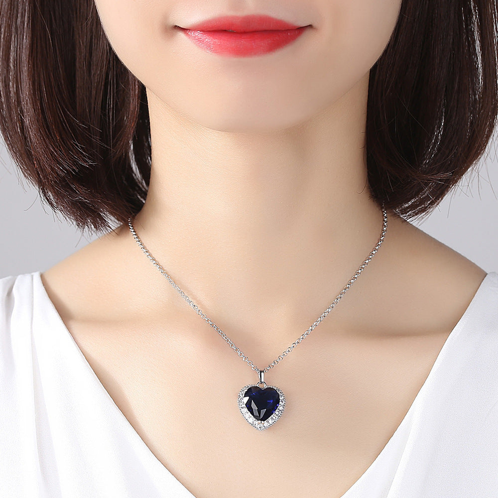 Titanic Ocean Heart Necklace