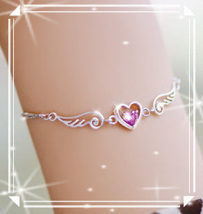 Angel Wings Wings Heart Bracelet