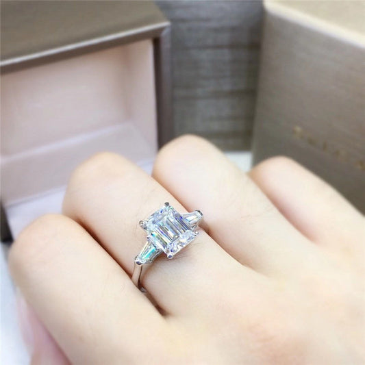 Emerald Cut Diamond Ring