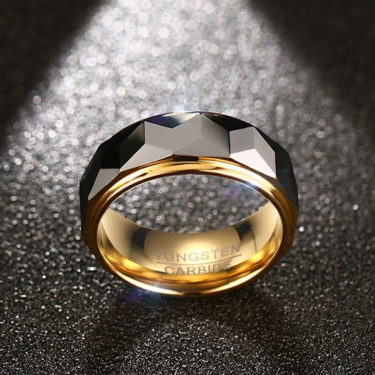 Tungsten Gold Ring