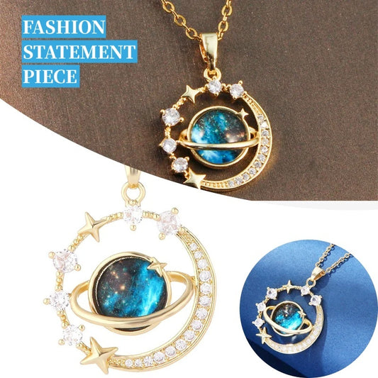 Starry Sky Planet Necklace