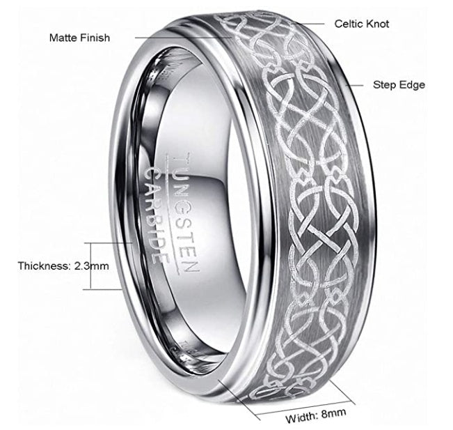 Mens Steel Ring