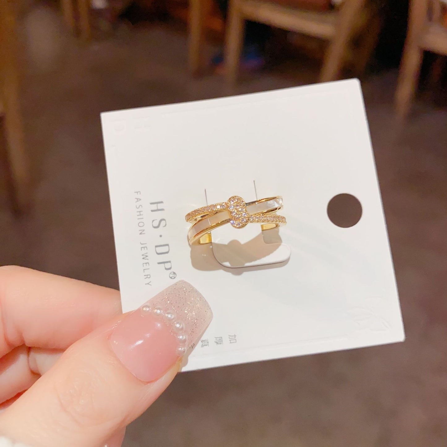 Adjustable Open Gold Ring