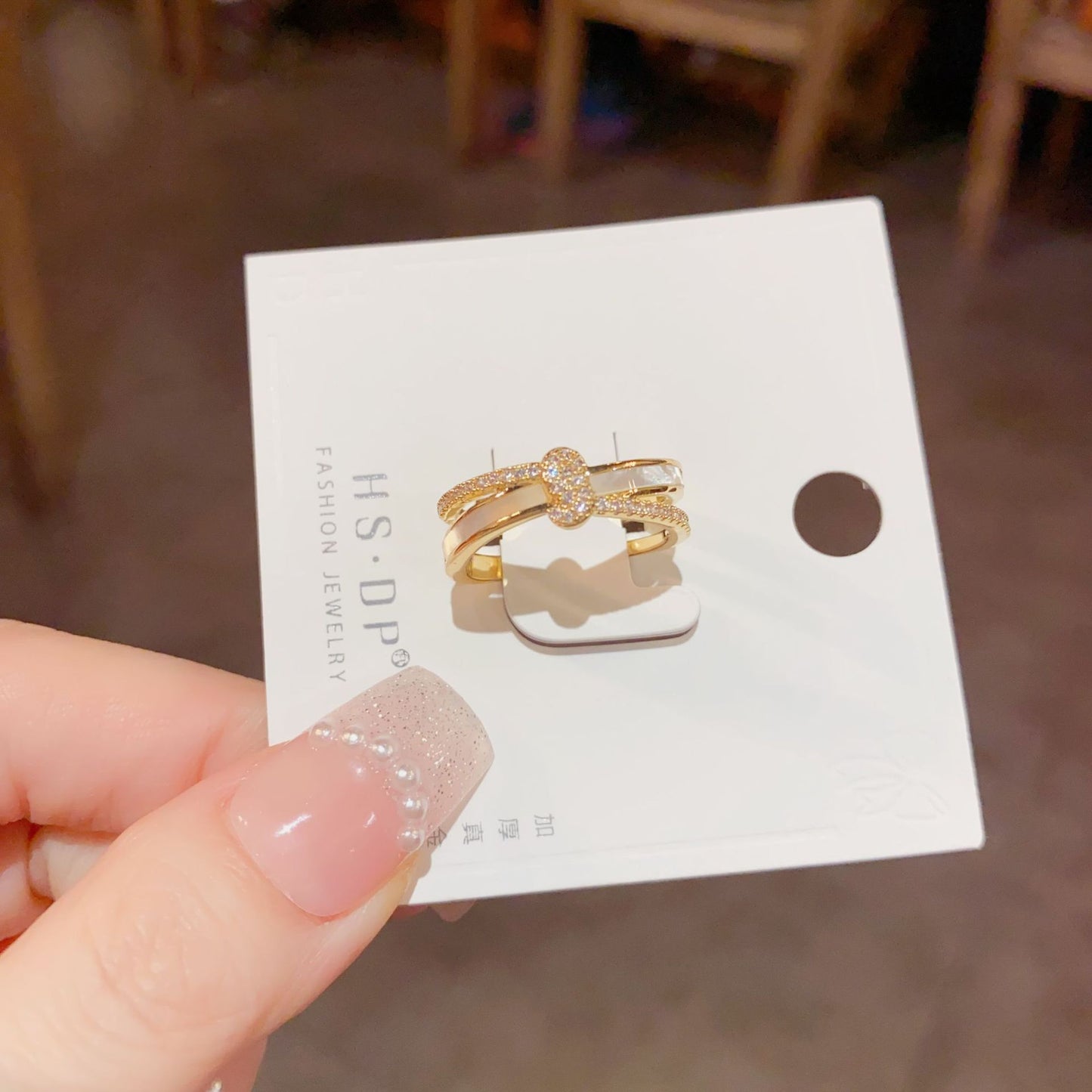 Adjustable Open Gold Ring