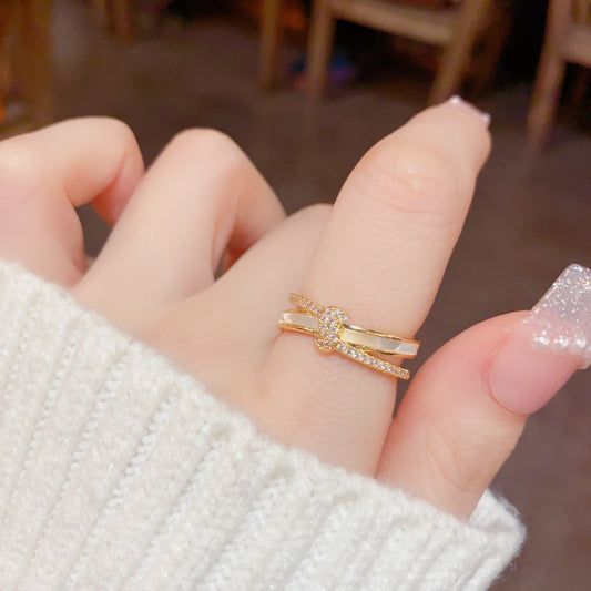 Adjustable Open Gold Ring