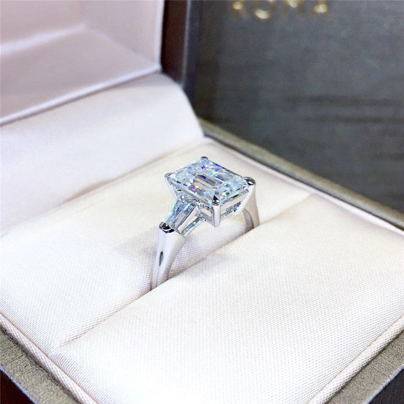 Emerald Cut Diamond Ring