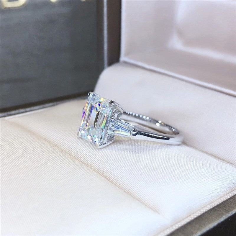 Emerald Cut Diamond Ring