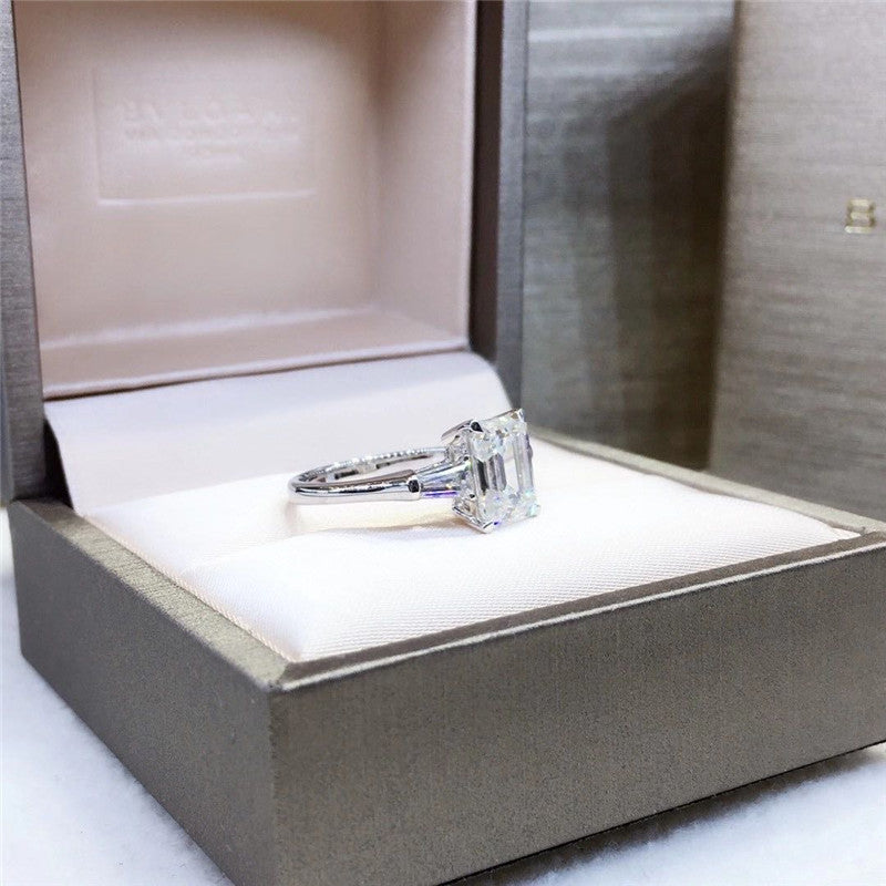 Emerald Cut Diamond Ring